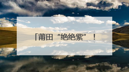 莆田“绝绝紫”！五月限定浪漫！