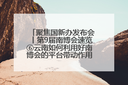 聚焦国新办发布会丨第9届南博会速览⑥云南如何利用好南博会的平台带动作用，深化与南亚国家的交流与合作？