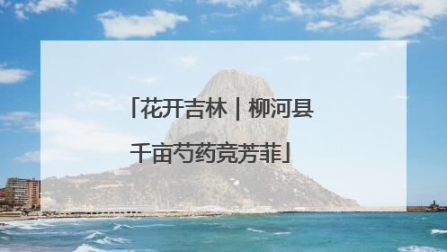 花开吉林｜柳河县千亩芍药竞芳菲