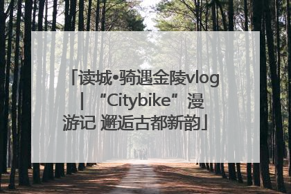 读城•骑遇金陵vlog｜“Citybike”漫游记 邂逅古都新韵