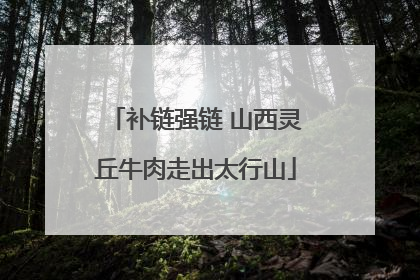 补链强链 山西灵丘牛肉走出太行山