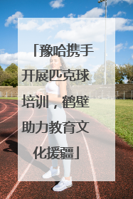 豫哈携手开展匹克球培训，鹤壁助力教育文化援疆