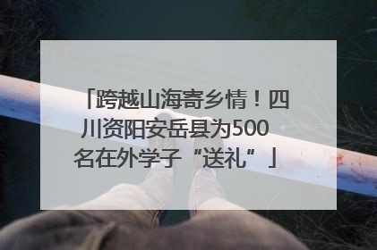 跨越山海寄乡情！四川资阳安岳县为500名在外学子“送礼”