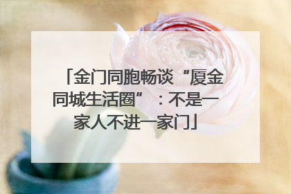 金门同胞畅谈“厦金同城生活圈”：不是一家人不进一家门