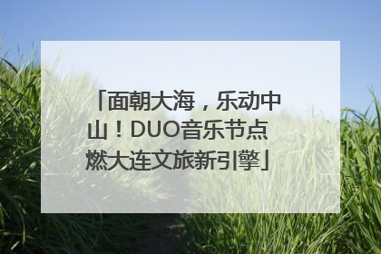 面朝大海，乐动中山！DUO音乐节点燃大连文旅新引擎