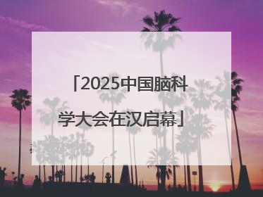 2025中国脑科学大会在汉启幕