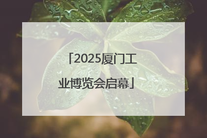 2025厦门工业博览会启幕