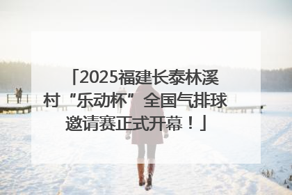 2025福建长泰林溪村“乐动杯”全国气排球邀请赛正式开幕！