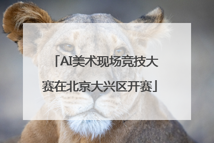 AI美术现场竞技大赛在北京大兴区开赛